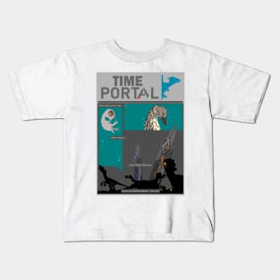 Time Portal Page 1 W Text Kids T-Shirt